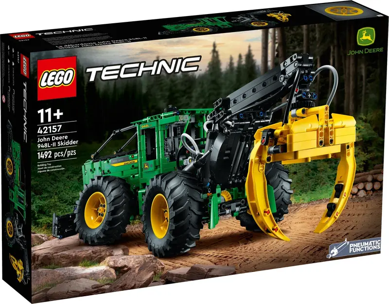 LEGO 42157 Ciągnik zrywkowy John Deere 948L-II zdjęcie 4