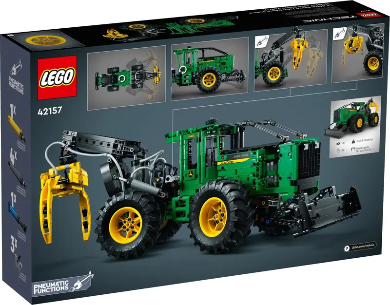 LEGO 42157 Ciągnik zrywkowy John Deere 948L-II zdjęcie 2