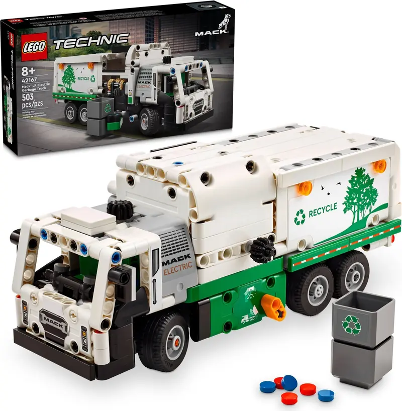 LEGO 42167 Śmieciarka Mack LR Electric zdjęcie 2