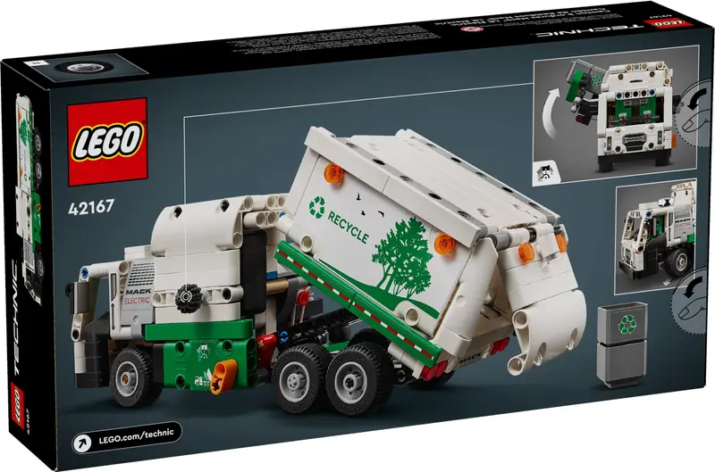 LEGO 42167 Śmieciarka Mack LR Electric zdjęcie 7