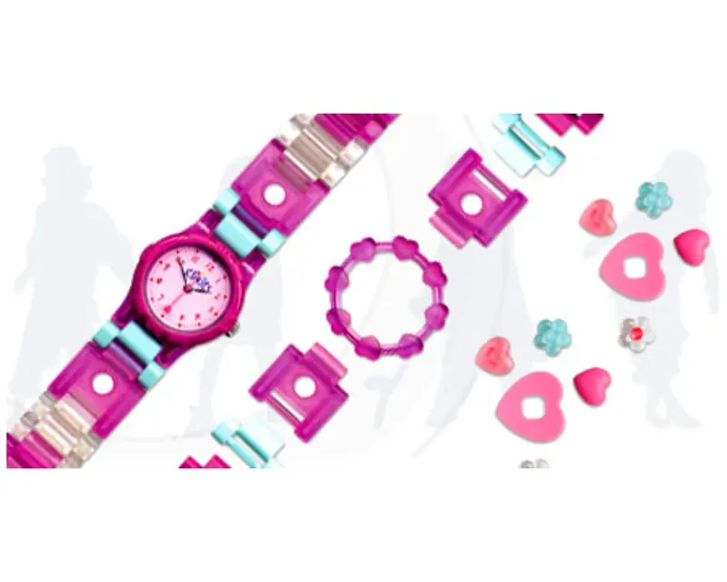 LEGO 4216814 Clikits Heart Buildable Watch (Pink)
