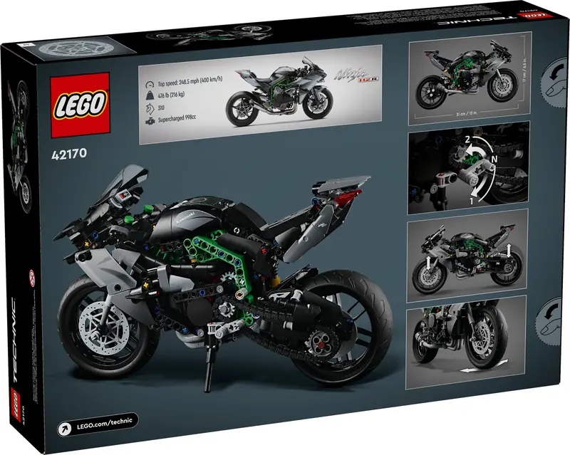 LEGO 42170 Motocykl Kawasaki Ninja H2R zdjęcie 3