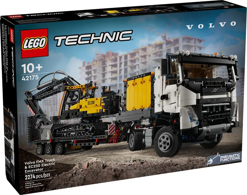 LEGO 42175 Ciężarówka Volvo FMX i koparka EC230 Electric zdjęcie 2