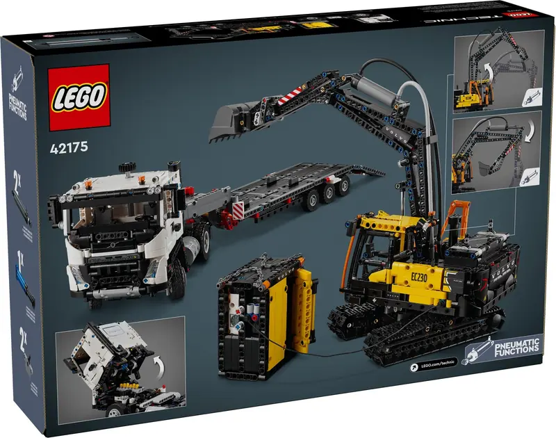 LEGO 42175 Ciężarówka Volvo FMX i koparka EC230 Electric zdjęcie 3
