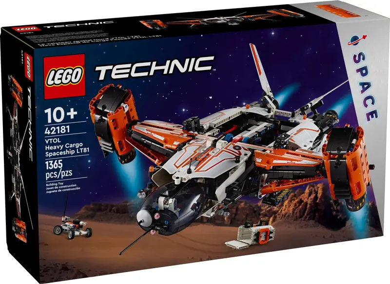 LEGO 42181 Transportowy statek kosmiczny VTOL LT81 zdjęcie 2