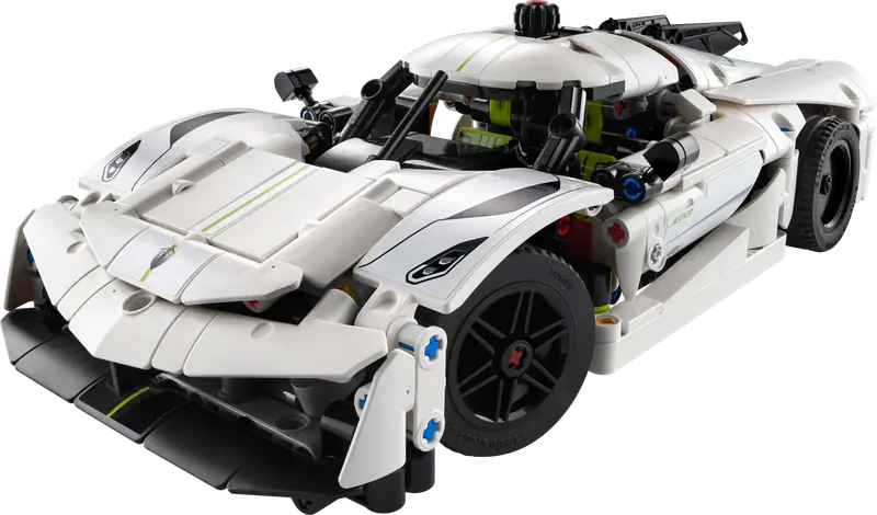 LEGO 42184 Biały hipersamochód Koenigsegg Jesko Absolut