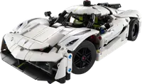 LEGO 42184 Biały hipersamochód Koenigsegg Jesko Absolut