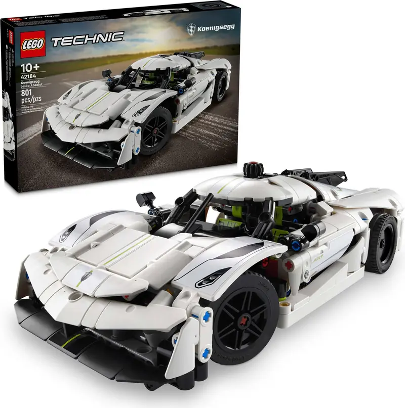 LEGO 42184 Biały hipersamochód Koenigsegg Jesko Absolut zdjęcie 3