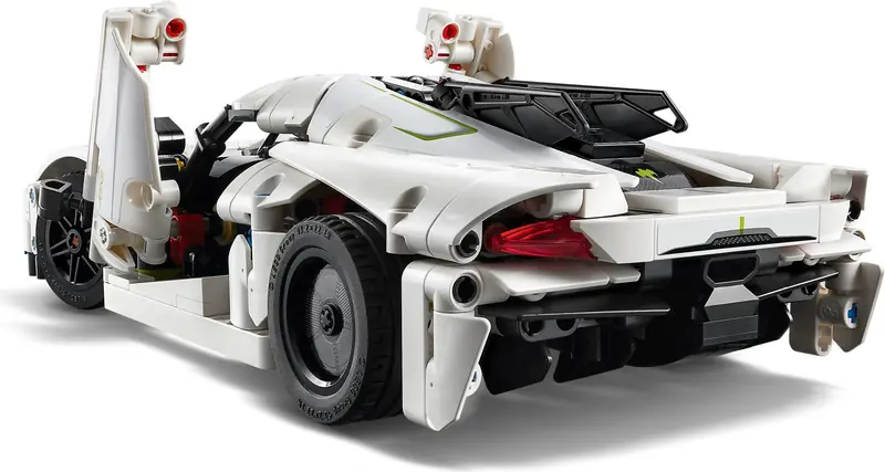 LEGO 42184 Biały hipersamochód Koenigsegg Jesko Absolut zdjęcie 6