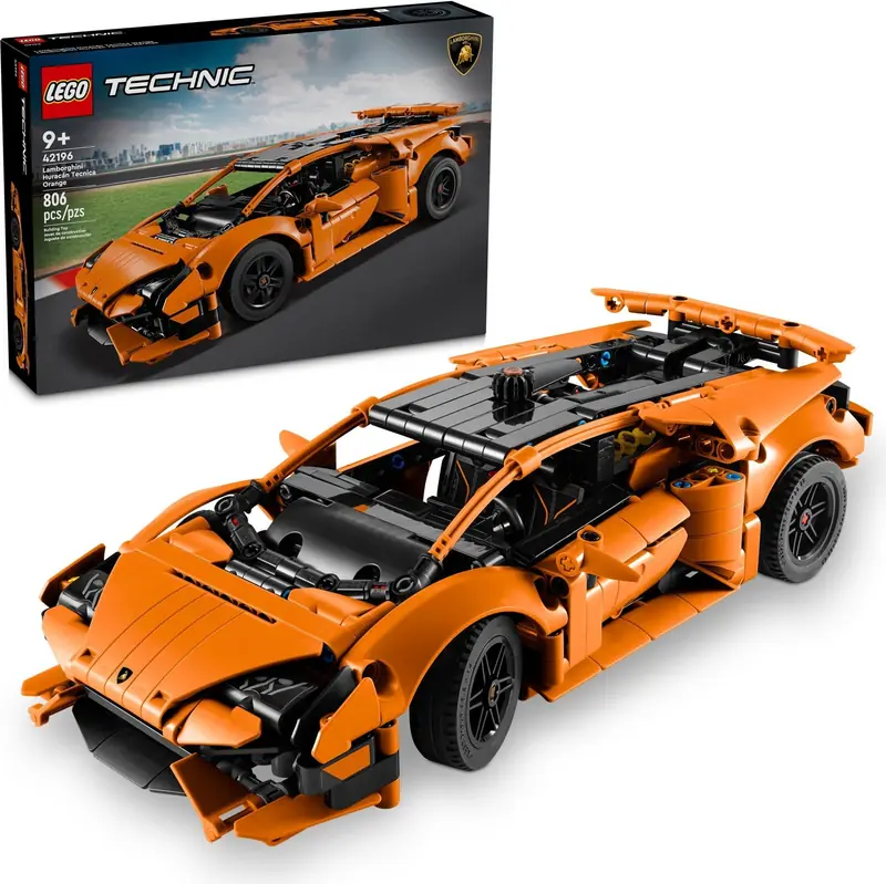 LEGO 42196 Pomarańczowe Lamborghini Huracán Tecnica zdjęcie 5