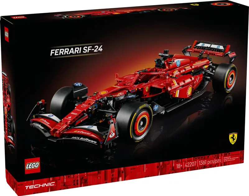 LEGO 42207 Bolid F1 Ferrari SF-24 zdjęcie 2