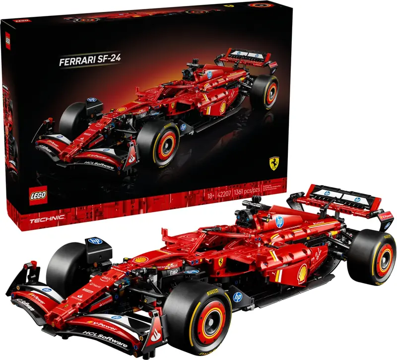 LEGO 42207 Bolid F1 Ferrari SF-24 zdjęcie 4