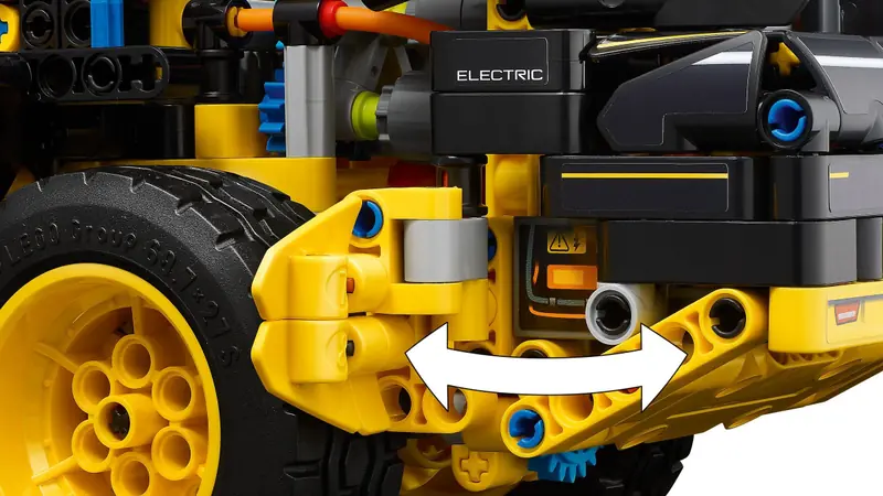 LEGO 42209 Ładowarka kołowa Volvo L120 Electric zdjęcie 8
