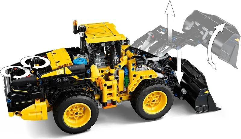 LEGO 42209 Ładowarka kołowa Volvo L120 Electric zdjęcie 4