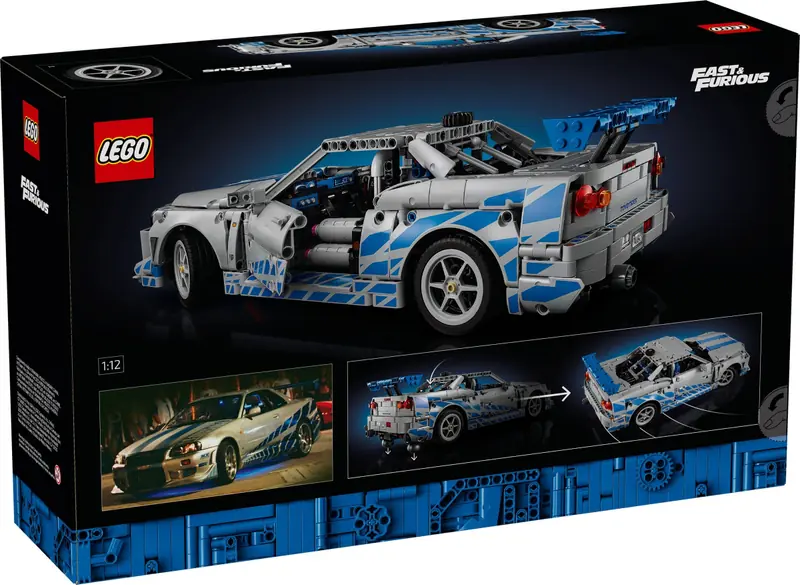 LEGO 42210 Samochód Nissan Skyline GT-R (R34) z filmu Za szybcy, za wściekli zdjęcie 2