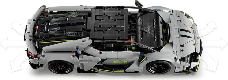 LEGO 42214 Supersamochód Lamborghini Revuelto zdjęcie 8