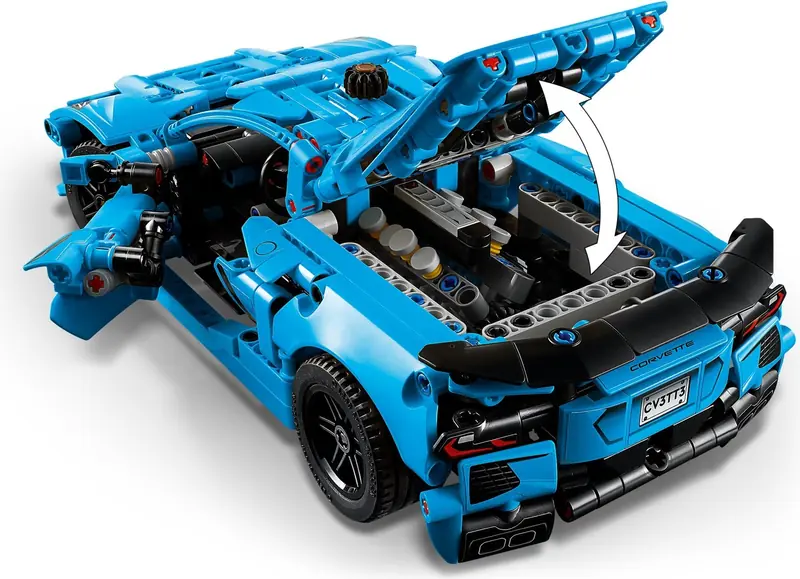 LEGO 42217 Niebieski Chevrolet Corvette Stingray zdjęcie 7
