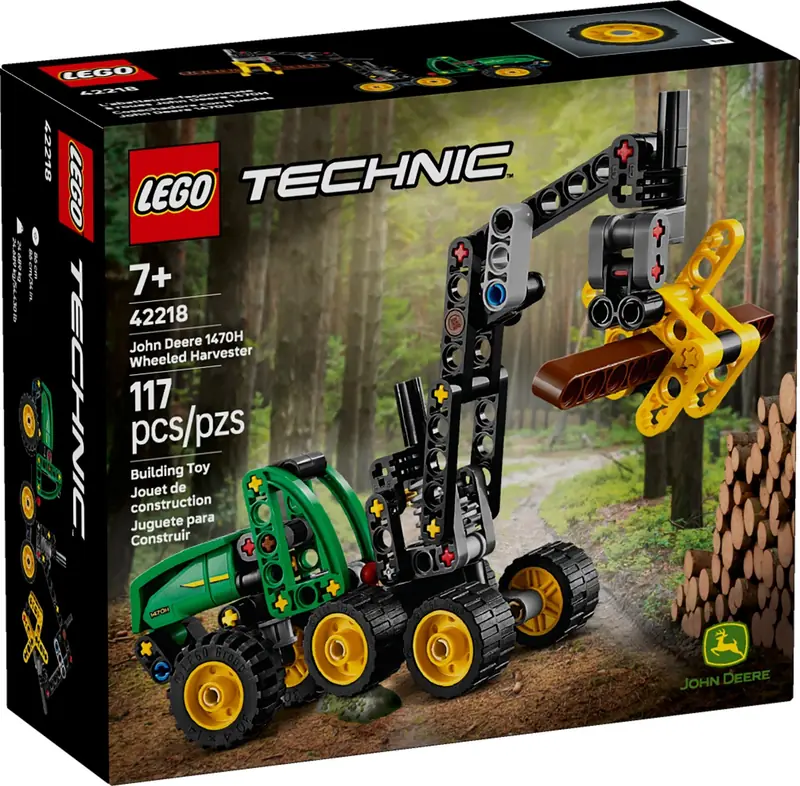 LEGO 42218 Harwester kołowy John Deere 1470H zdjęcie 2