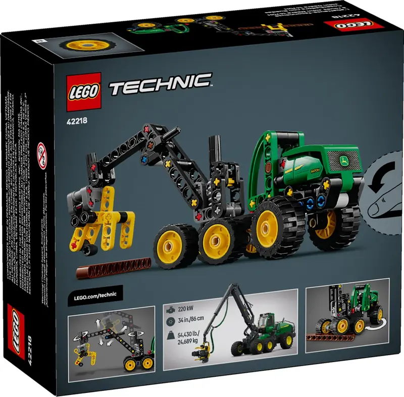 LEGO 42218 Harwester kołowy John Deere 1470H zdjęcie 3