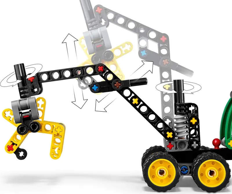 LEGO 42218 Harwester kołowy John Deere 1470H zdjęcie 6