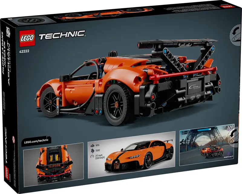 LEGO 42222 Hipersamochód Bugatti Chiron Pur Sport zdjęcie 2