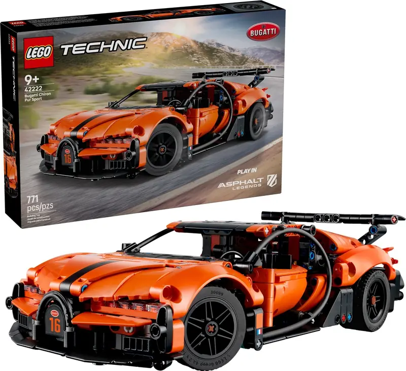 LEGO 42222 Hipersamochód Bugatti Chiron Pur Sport zdjęcie 3
