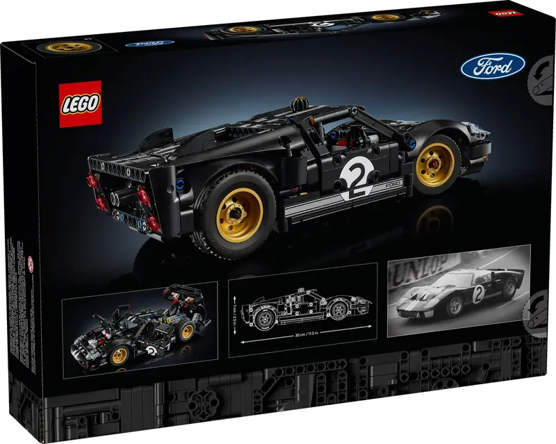 LEGO 42223 Samochód wyścigowy 1966 Ford GT40 MKII zdjęcie 3