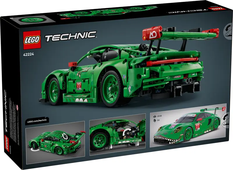 LEGO 42224 Samochód Porsche 911 GT3 R REXY AO Racing zdjęcie 3