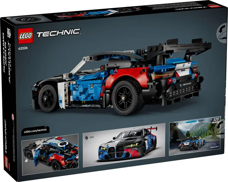 LEGO 42226 Samochód wyścigowy BMW M4 GT3 EVO zdjęcie 2