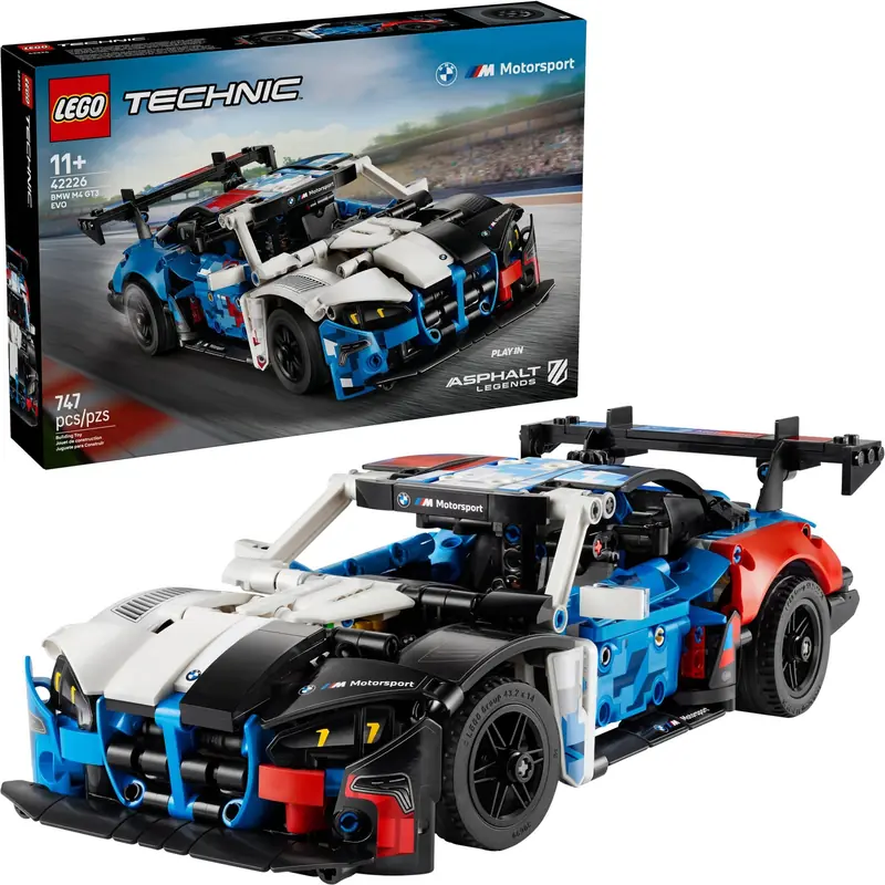 LEGO 42226 Samochód wyścigowy BMW M4 GT3 EVO zdjęcie 3