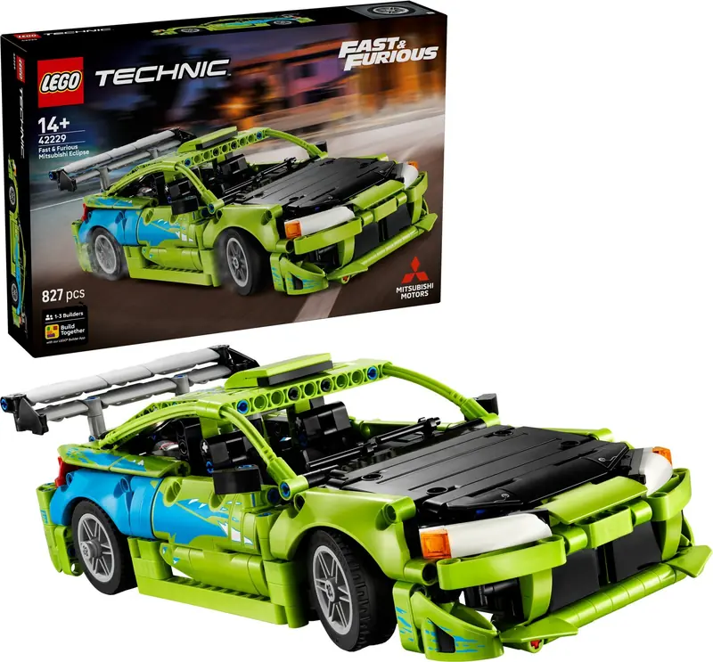 LEGO 42229 Samochód Fast and Furious Mitsubishi Eclipse zdjęcie 4