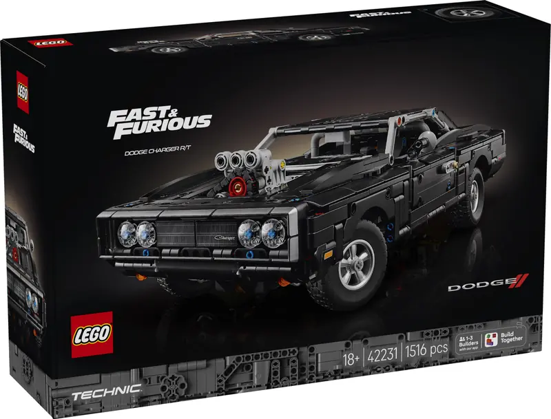 LEGO 42231 Samochód Fast and Furious Dodge Charger R/T zdjęcie 9