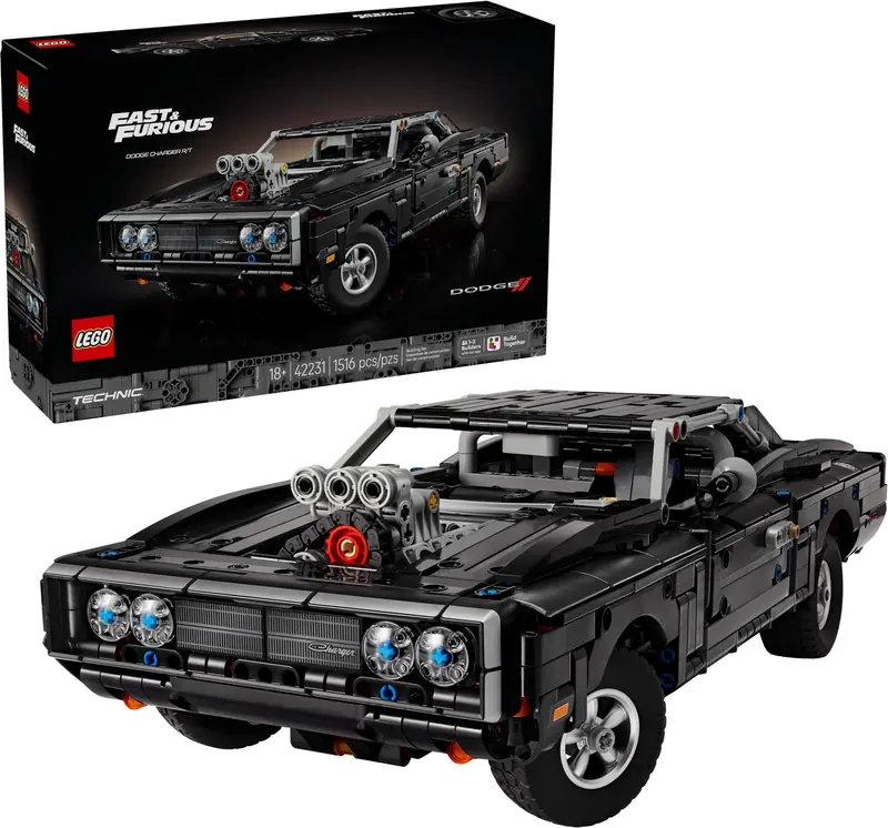 LEGO 42231 Samochód Fast and Furious Dodge Charger R/T zdjęcie 2