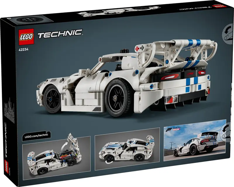 LEGO 42234 Samochód sportowy Dodge Viper GTS-R zdjęcie 2