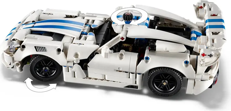 LEGO 42234 Samochód sportowy Dodge Viper GTS-R zdjęcie 8