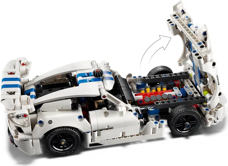 LEGO 42234 Samochód sportowy Dodge Viper GTS-R zdjęcie 9