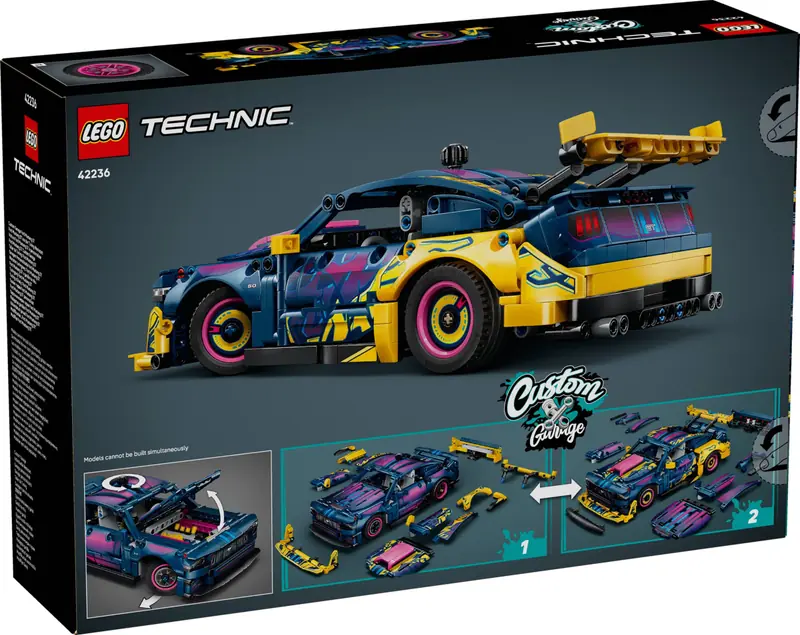 LEGO 42236 Warsztat tuningowy: samochód Ford Mustang GT zdjęcie 2