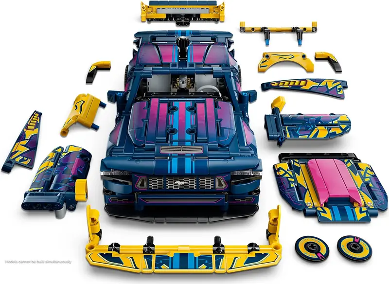 LEGO 42236 Warsztat tuningowy: samochód Ford Mustang GT zdjęcie 4