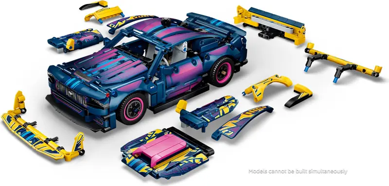 LEGO 42236 Warsztat tuningowy: samochód Ford Mustang GT zdjęcie 7