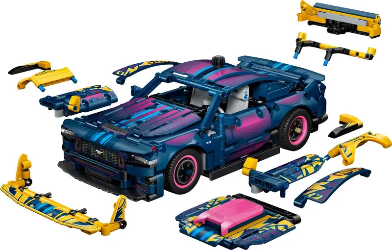 LEGO 42236 Warsztat tuningowy: samochód Ford Mustang GT