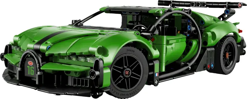 LEGO 42241 Zielony hipersamochód Bugatti Chiron Pur Sport