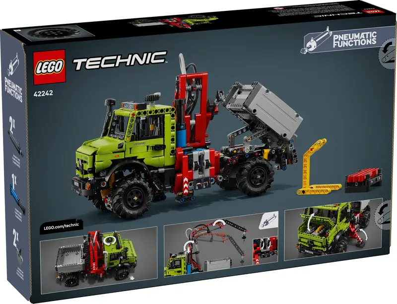 LEGO 42242 Mercedes-Benz Unimog U 5023 z dźwigiem zdjęcie 9