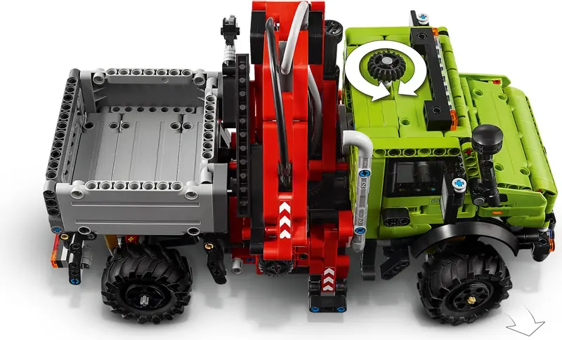 LEGO 42242 Mercedes-Benz Unimog U 5023 z dźwigiem zdjęcie 6