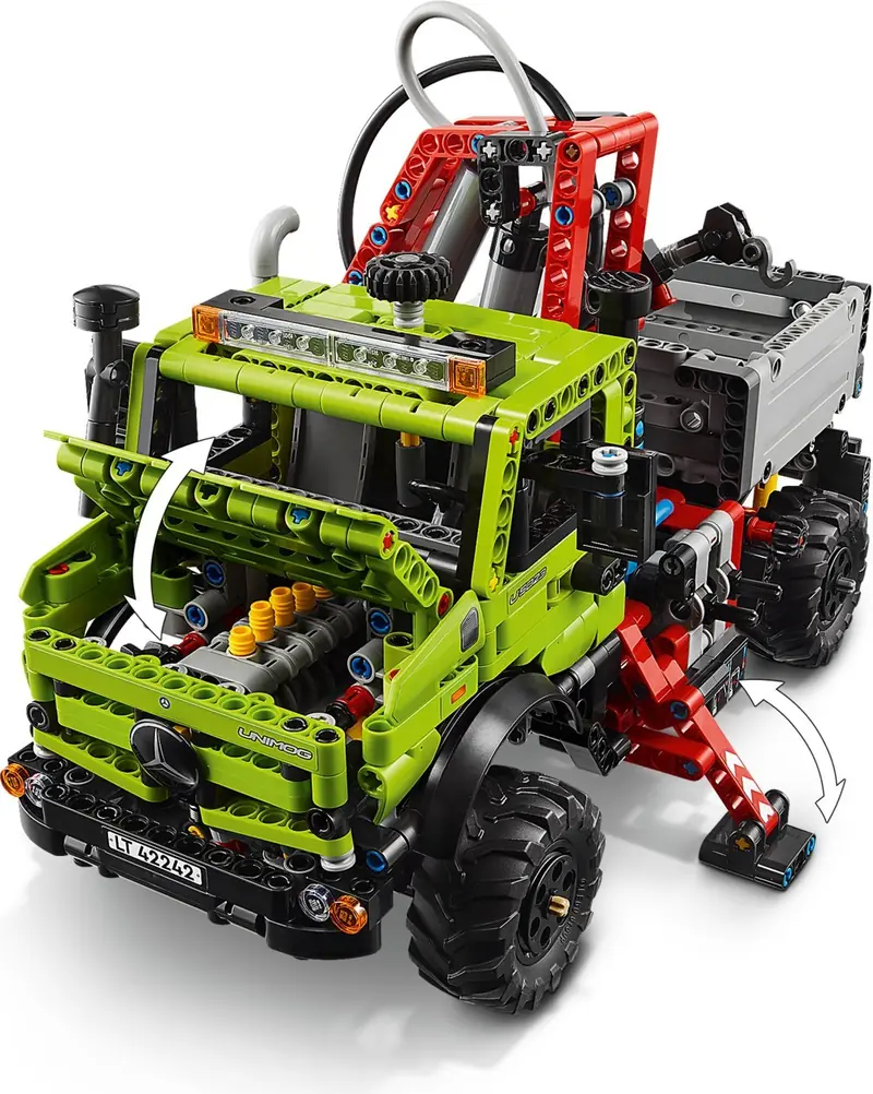 LEGO 42242 Mercedes-Benz Unimog U 5023 z dźwigiem zdjęcie 8
