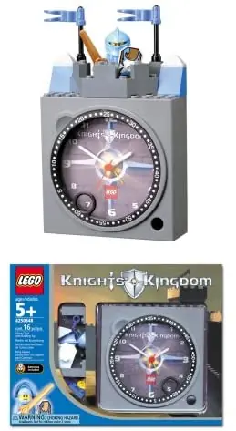 LEGO 4250348 Knights' Kingdom Alarm Clock with Building Toy