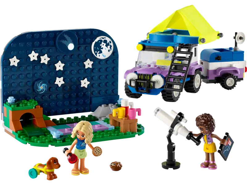 LEGO 42603 Kamper z mobilnym obserwatorium gwiazd