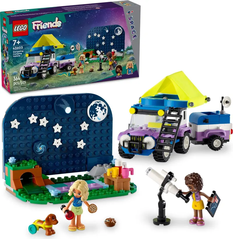 LEGO 42603 Kamper z mobilnym obserwatorium gwiazd zdjęcie 2
