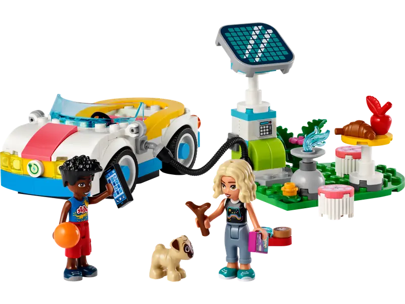 LEGO 42609 Samochód elektryczny i stacja ładująca