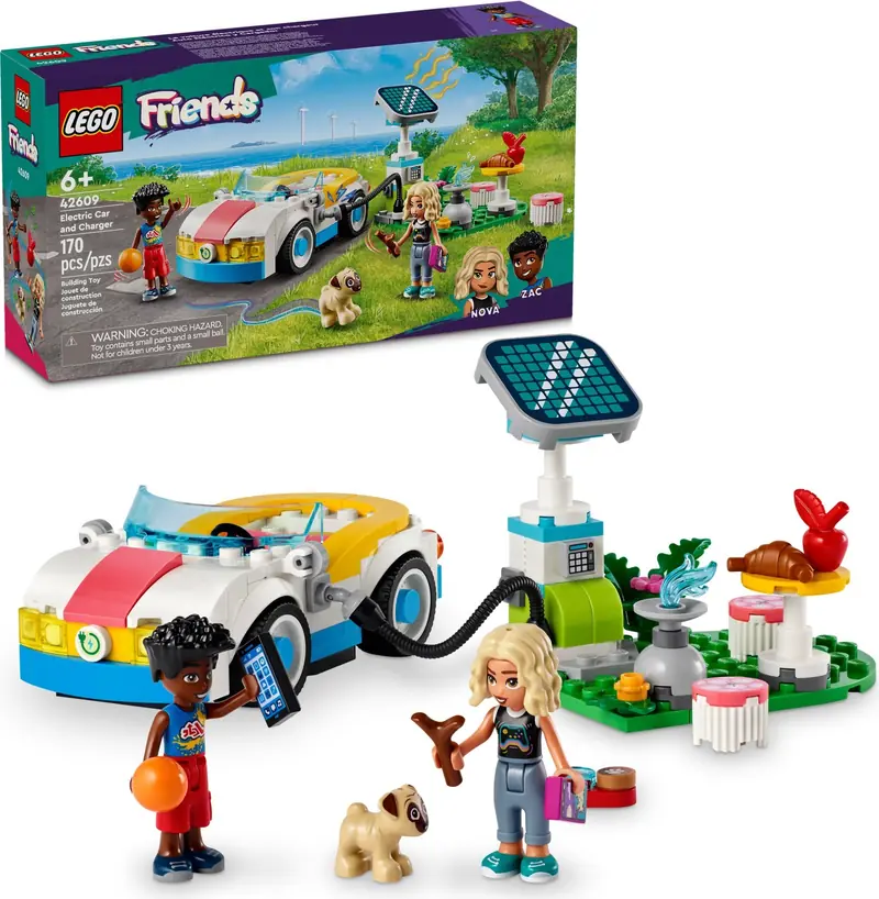LEGO 42609 Samochód elektryczny i stacja ładująca zdjęcie 2