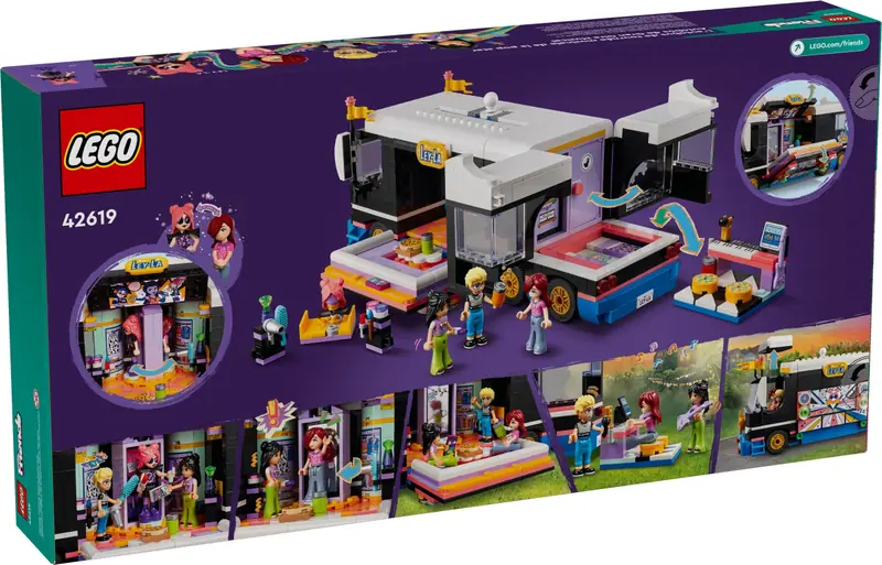 LEGO 42619 Autobus koncertowy gwiazdy popu zdjęcie 3